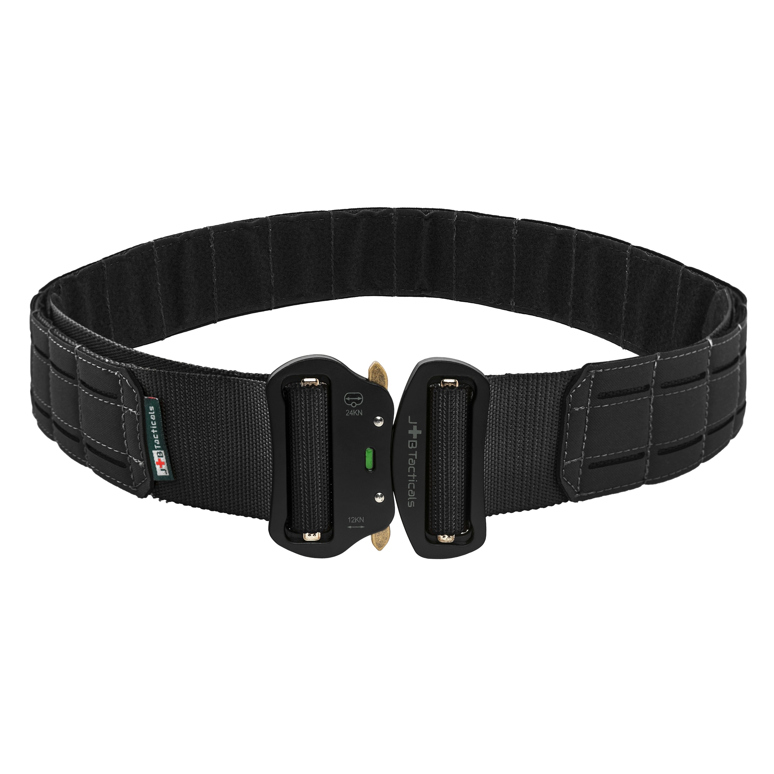 Ceinture tactique MOLLE Laser Cut avec ceinture intérieure JB Tacticals - Black