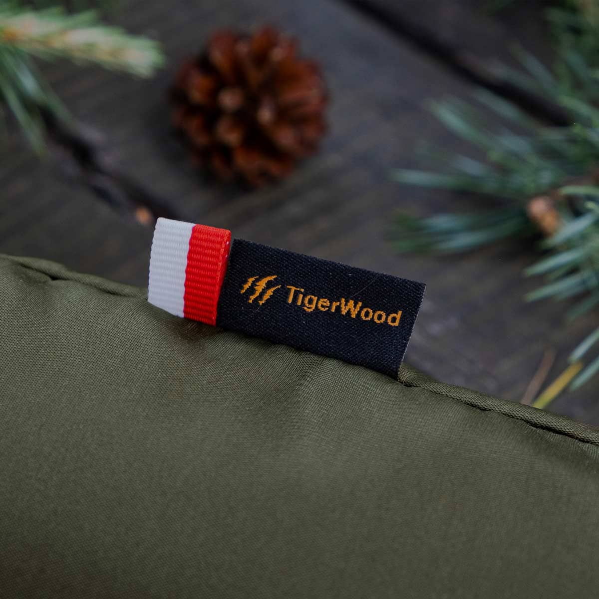 Hamac Libellule V1 Long - avec moustiquaire TigerWood - Olive 