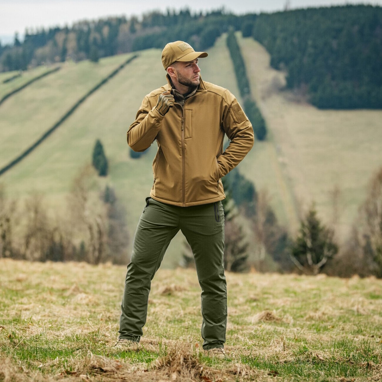 Pantalon Highlander Outdoor Munro Walking Trousers - Forest Green