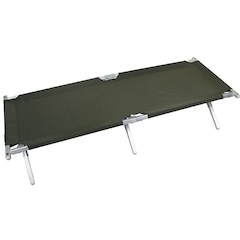 Lit de camp pliable US renforcé - 197 x 69 cm MFH - Olive 