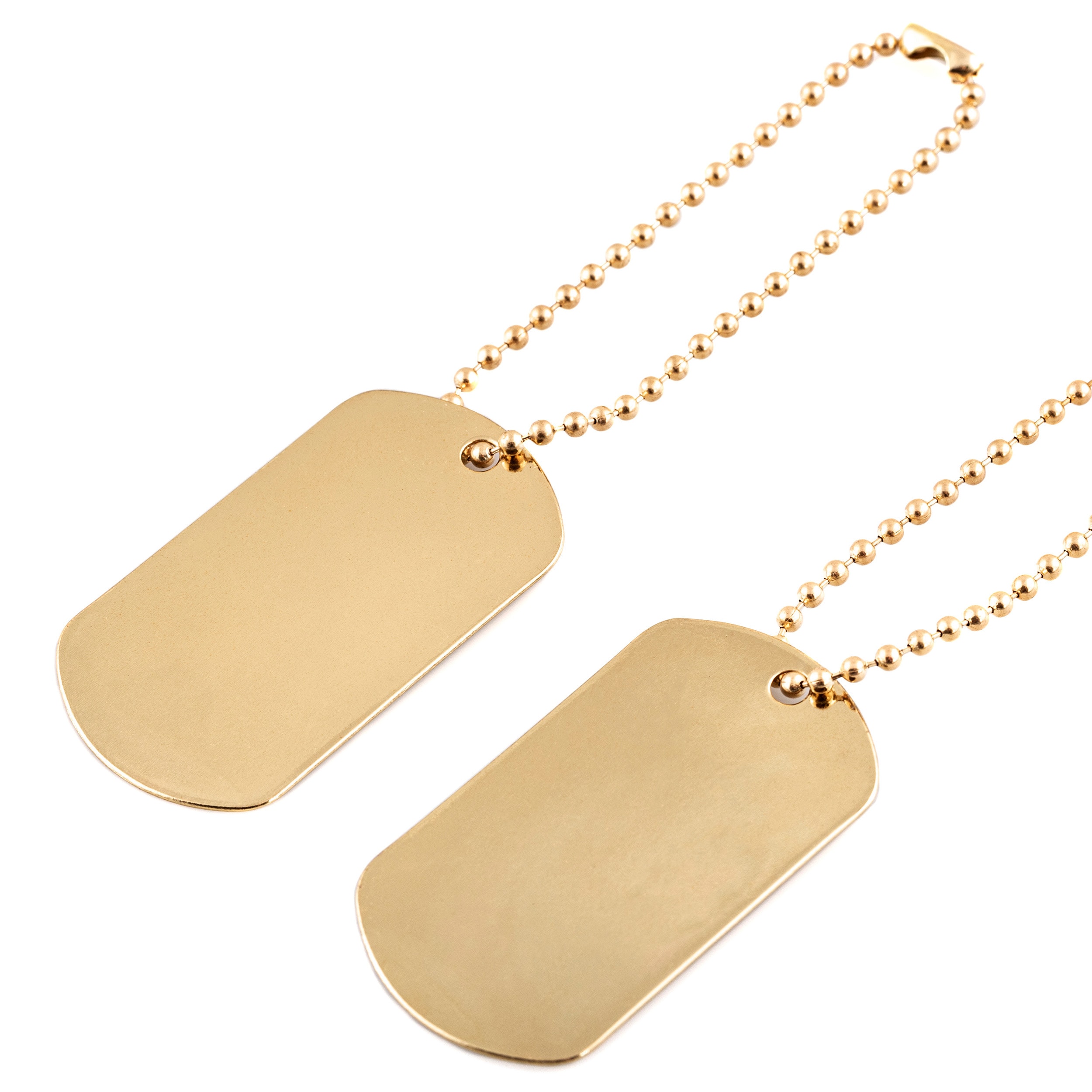 Plaques d'identité US Dog Tag MFH - Gold