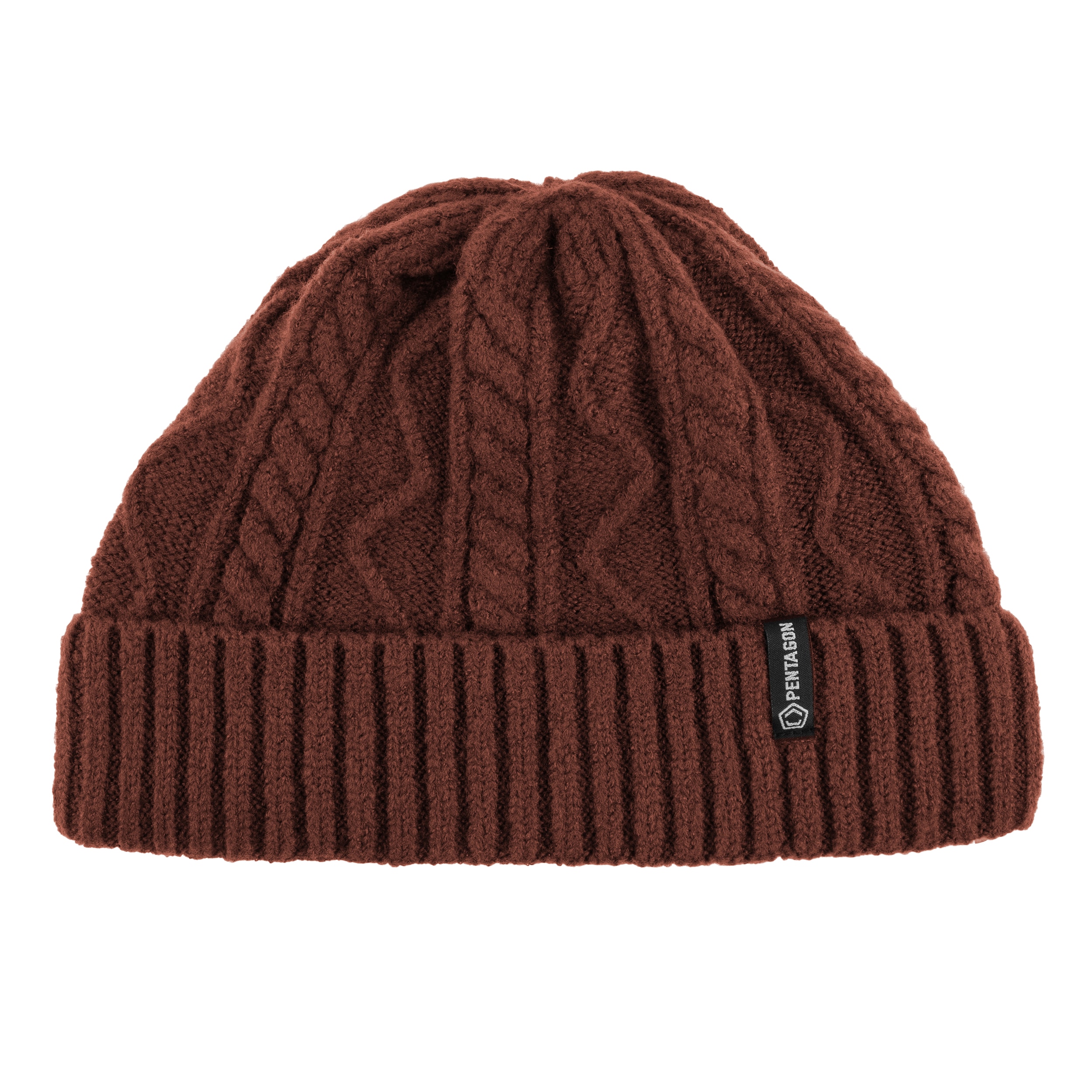Bonnet Yukon Watch Hat Pentagon - Maroon Red