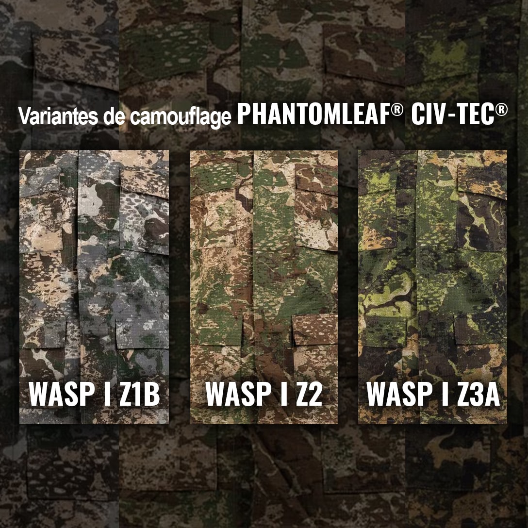 Veste avec doublure ECWCS Wet Weather Gen.II Mil-Tec - Phantomleaf WASP I Z1B