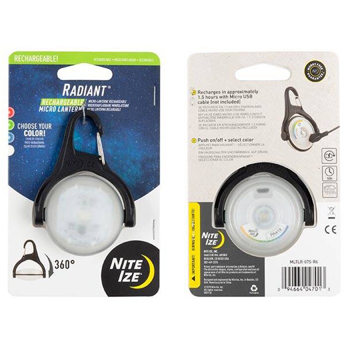 Lampe de poche à batterie Radiant Disc-O Select Nite Ize 