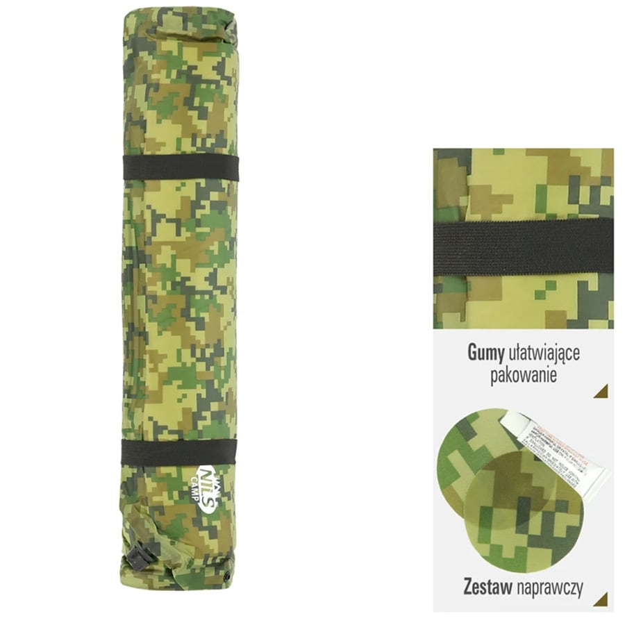 Tapis autogonflants NC4050 Nils Camp - Digital Camo