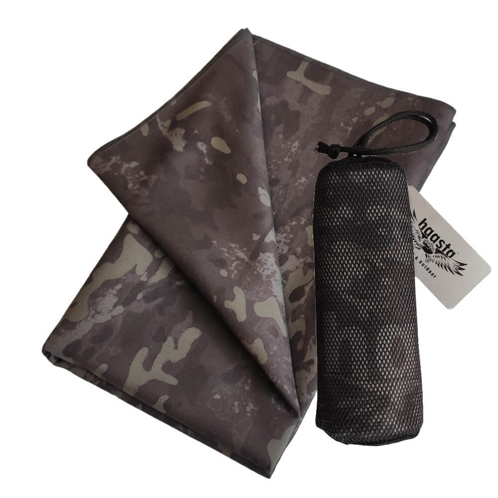 Serviette à séchage rapide 150 x 65 cm Haasta - Arid MC Camo Black