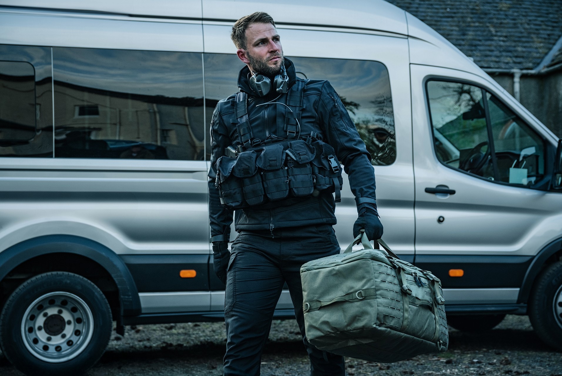 Veste Stoirm Tactical Softshell - Black