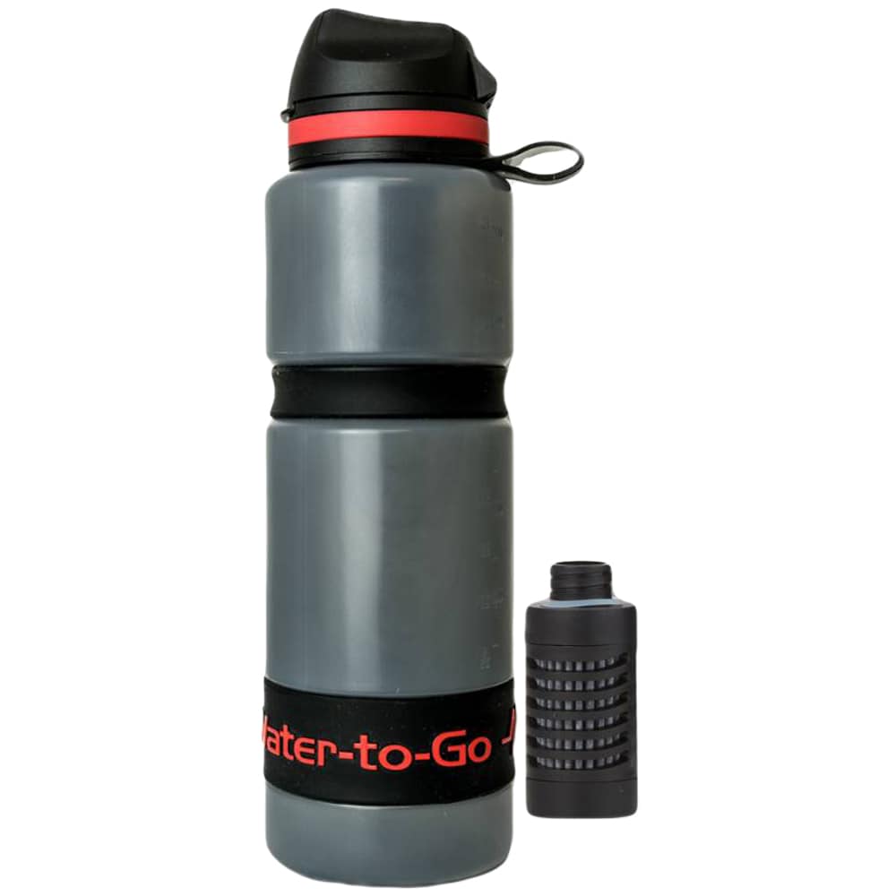 Bouteille avec filtre Active 750 ml Water-to-Go - Red