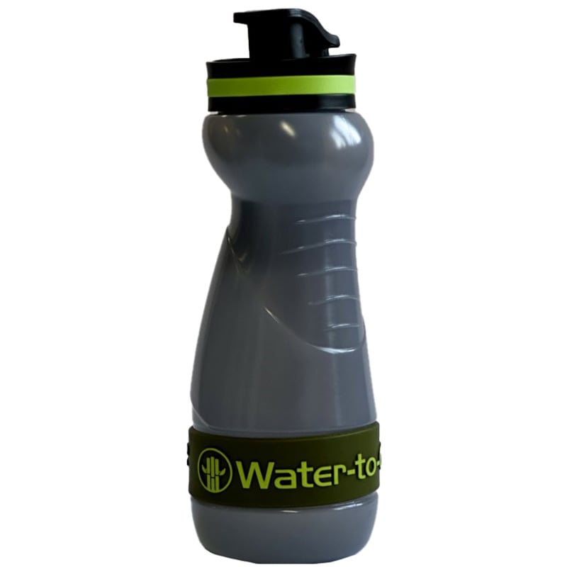 Bouteille avec filtre Sugarcane 550 ml Water-to-Go - Kelp Green