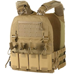 Gilet tactique de type Plate Carrier Cuirass Fast QRS pour plaques L/XL M-Tac - Coyote