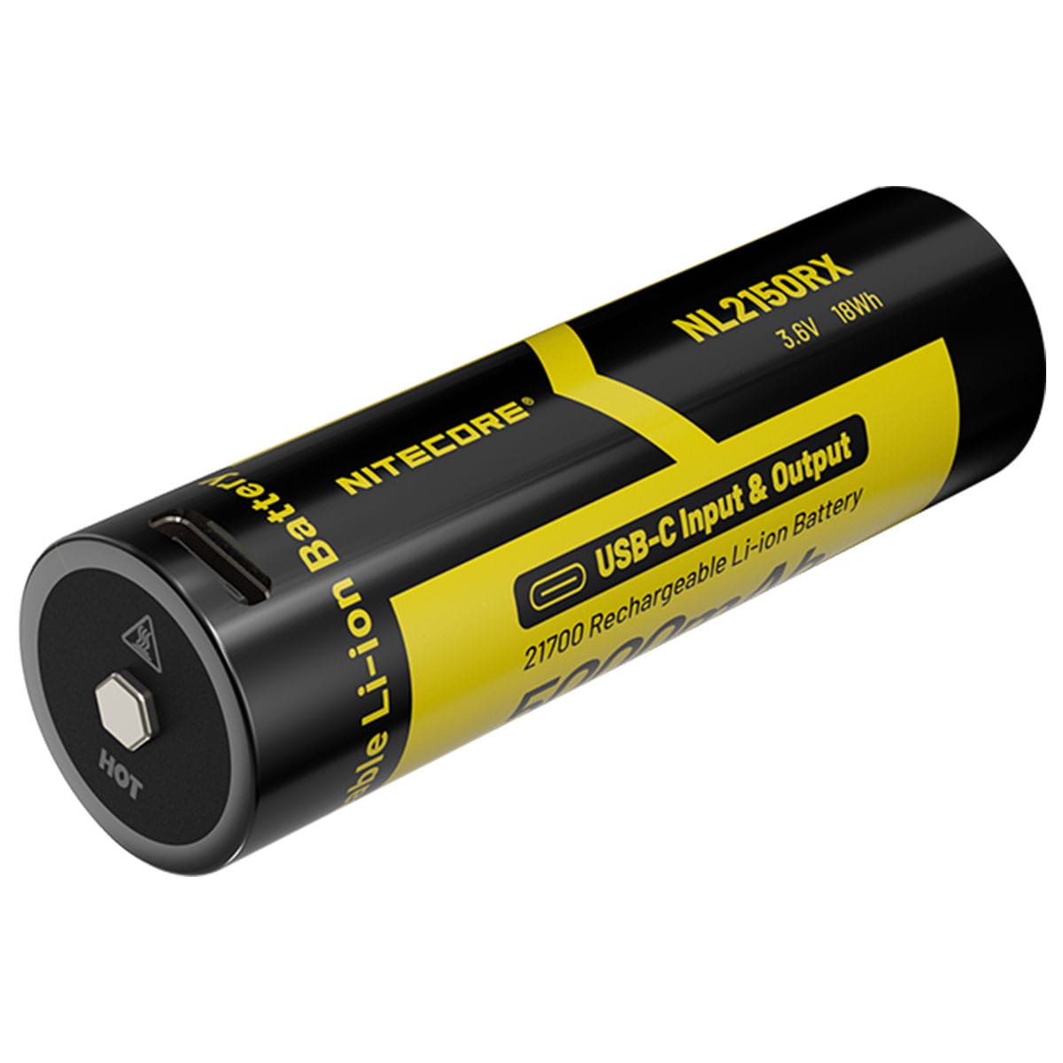 Batterie 3,6 V NL2150RX 21700 - 5000 mAh Nitecore