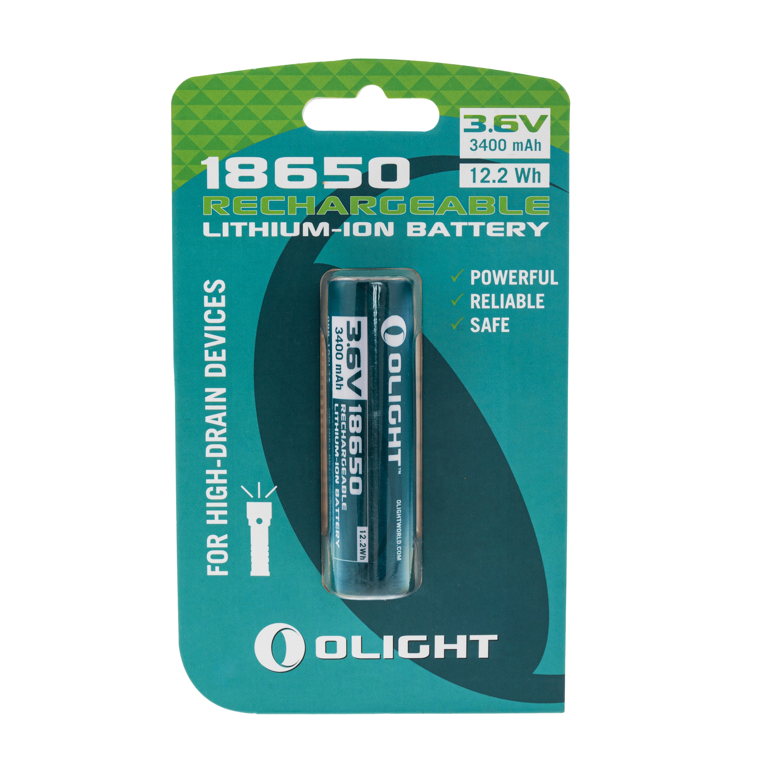 Batterie 3,6V 18650 3400 mAh Olight 