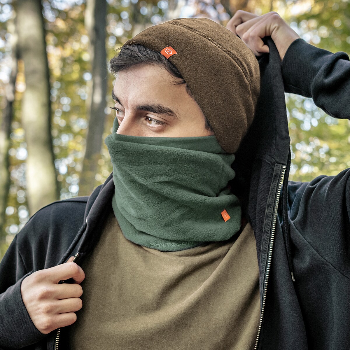 Écharpe de protection Winter Neck Pentagon - Olive