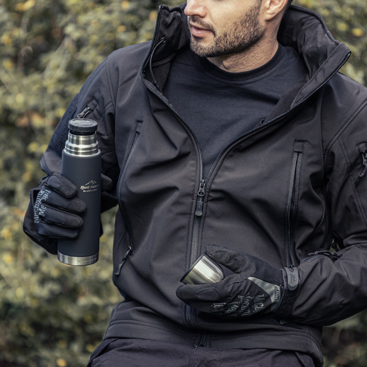 Thermos Honer 1 L Fjord Nansen - Black