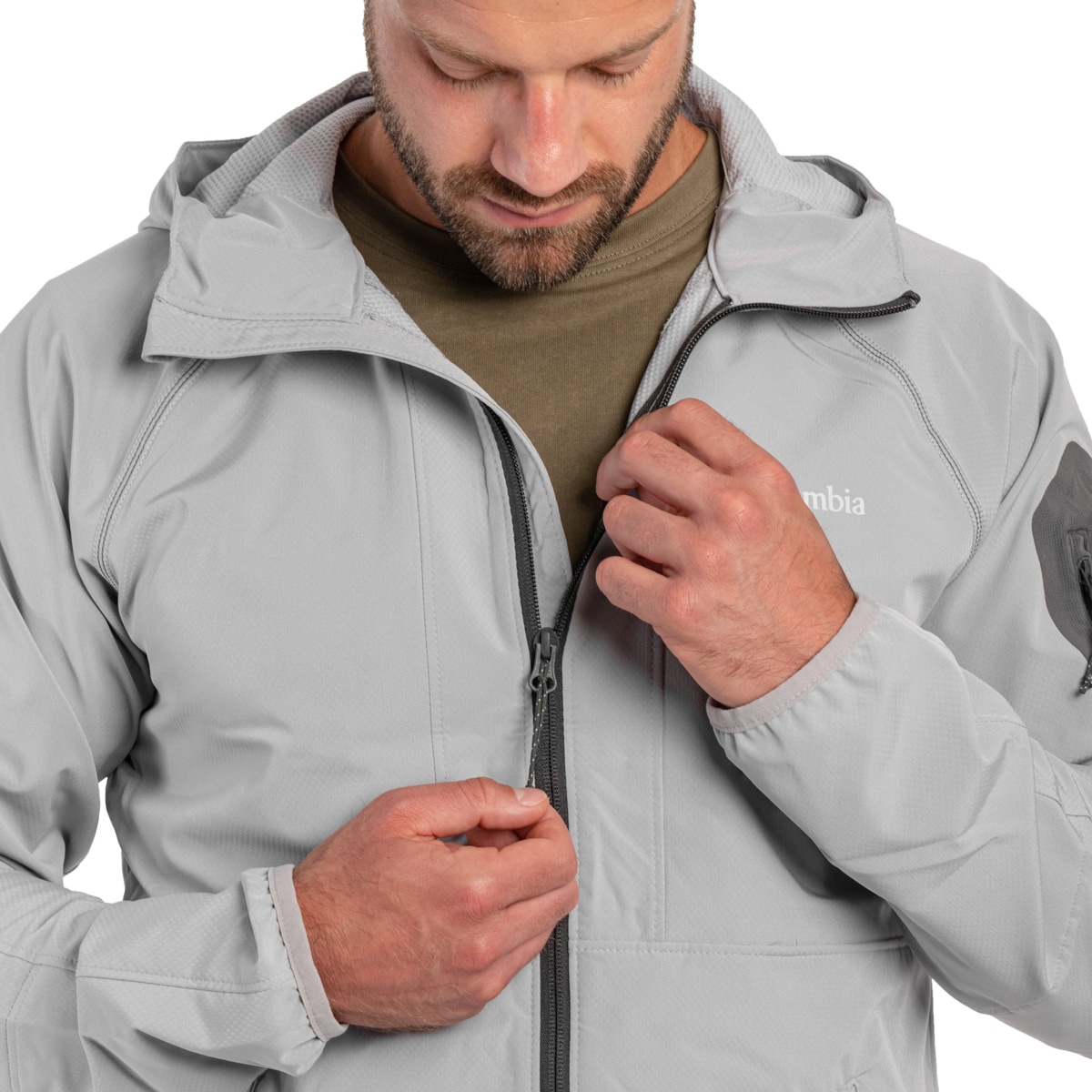 Veste Tall Heights Hooded Softshell Columbia - Grey