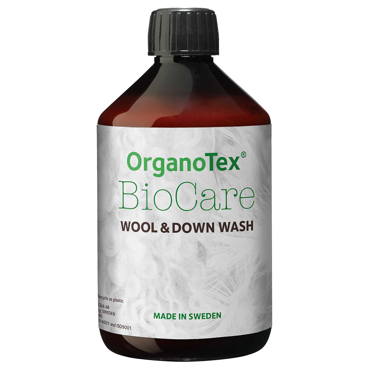 Produit BioCare Wool & Down Wash pour le lavage des vêtements en duvets et en laine 500 ml OrganoTex 