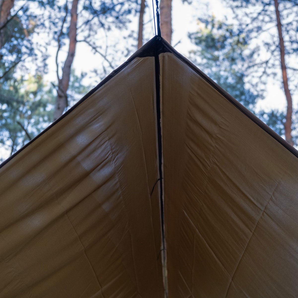 Bâche de bivouac Tarp 3x3 TigerWood - Khaki