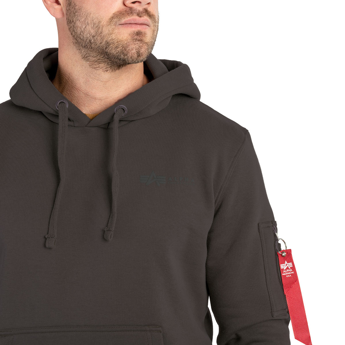 Sweatshirt Air Force Hoody Alpha Industries - Vintage Grey