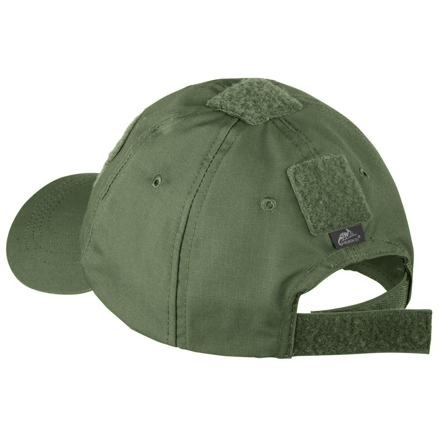 Casquette de baseball avec velcro PolyCotton Rip-Stop Helikon-Tex - Olive Green