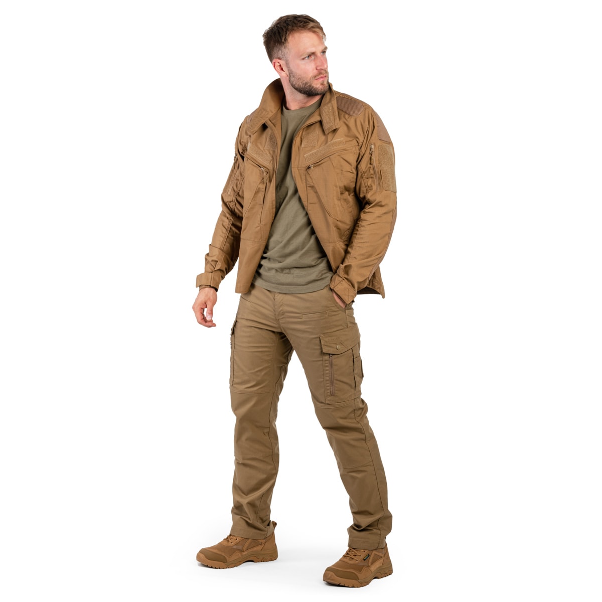 Sweatshirt Combat Chimera Mil-Tec - Dark Coyote