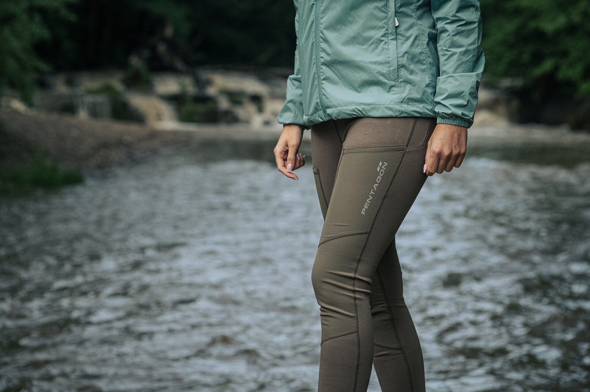 Leggings pour femmes Arete Pentagon - RAL 7013