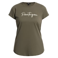 T-shirt pour femmes Calligraphy Pentagon - RAL 7013