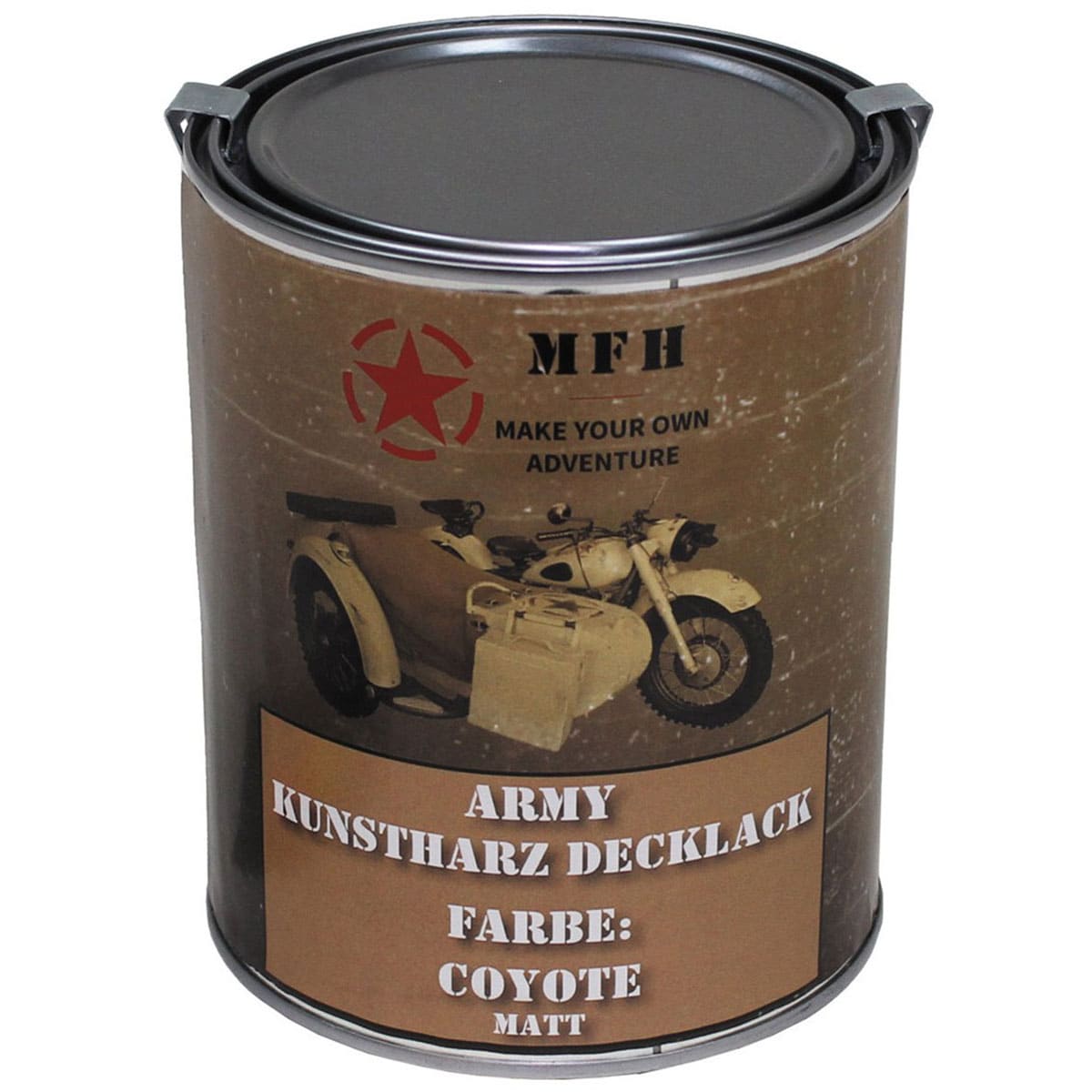 Peinture militaire en boîte 1 L MFH - Coyote