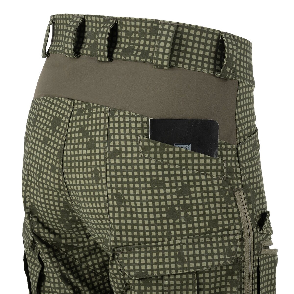 Pantalon MCDU Polycotton Stretch Rip-Stop Helikon - Desert Night Camo / Olive Green