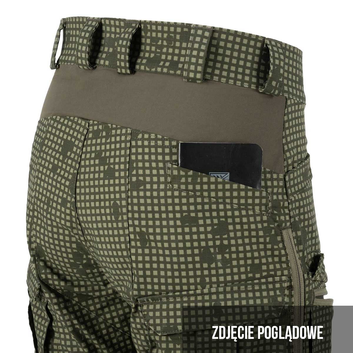 Pantalon MCDU Polycotton Stretch Rip-Stop Helikon - US Woodland / Olive Green