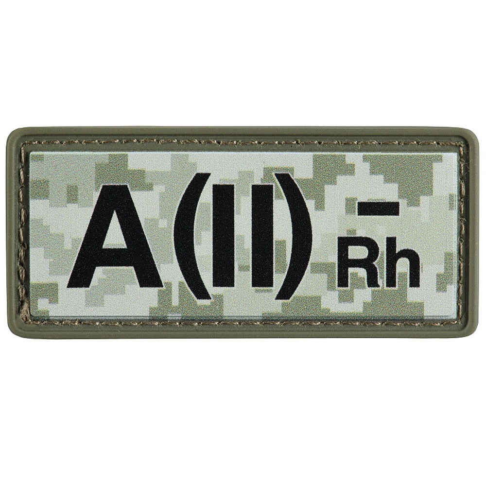 Patch avec groupe sanguin A (II) Rh- PVC M-Tac - MM14