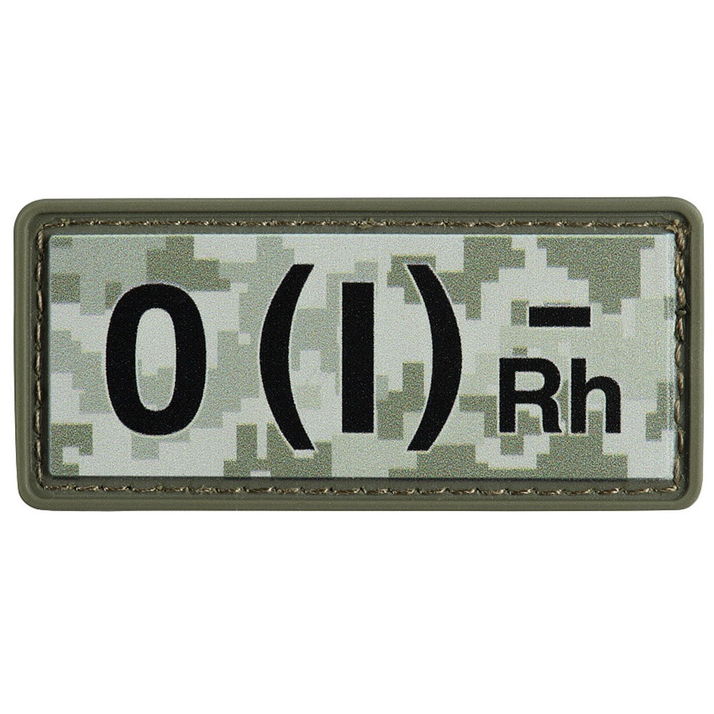 Patch avec groupe sanguin 0 (I) Rh- PVC M-Tac - MM14