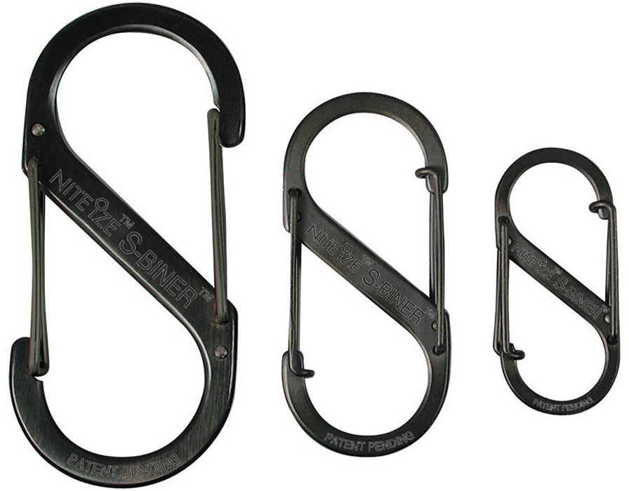 Mousqueton S-Biner 3 pcs. Nite Ize - Black
