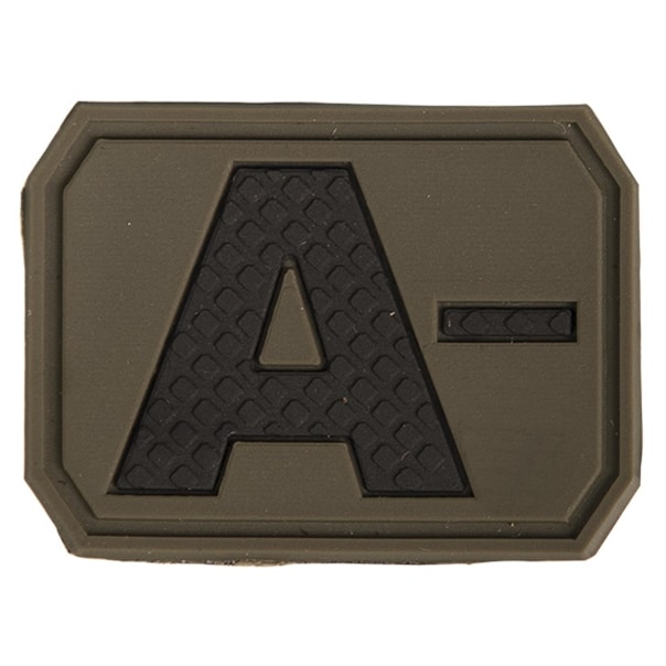 Patch avec groupe sanguin A- Mil-Tec - Olive