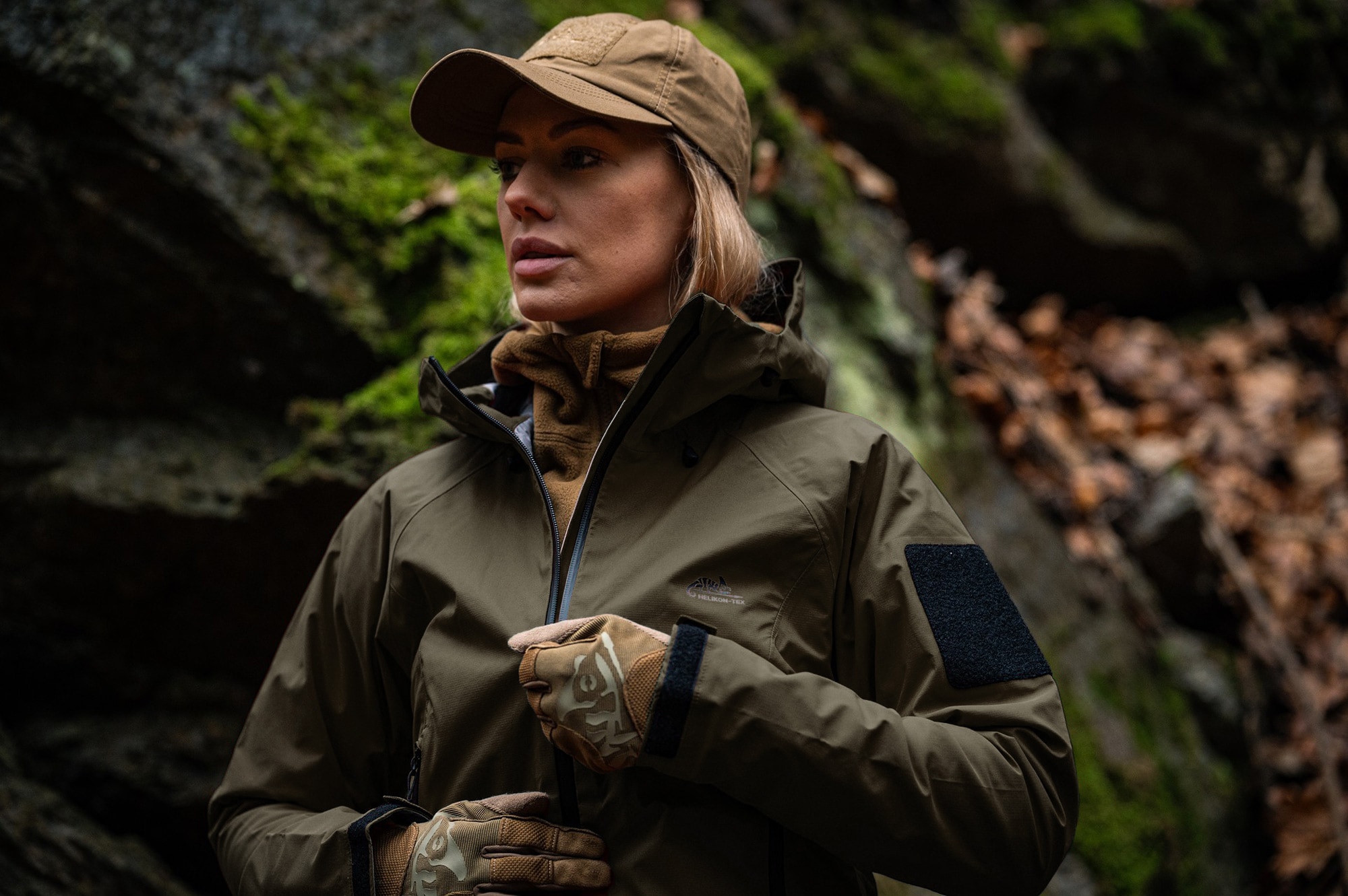 Veste Femme Squall Hardshell Helikon-Tex - Taiga Green