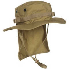 Chapeau British R/S Boonie with Neck Flap Mil-Tec  - Coyote