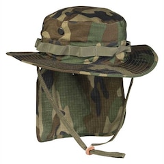 Chapeau British R/S Boonie with Neck Flap Mil-Tec - Woodland