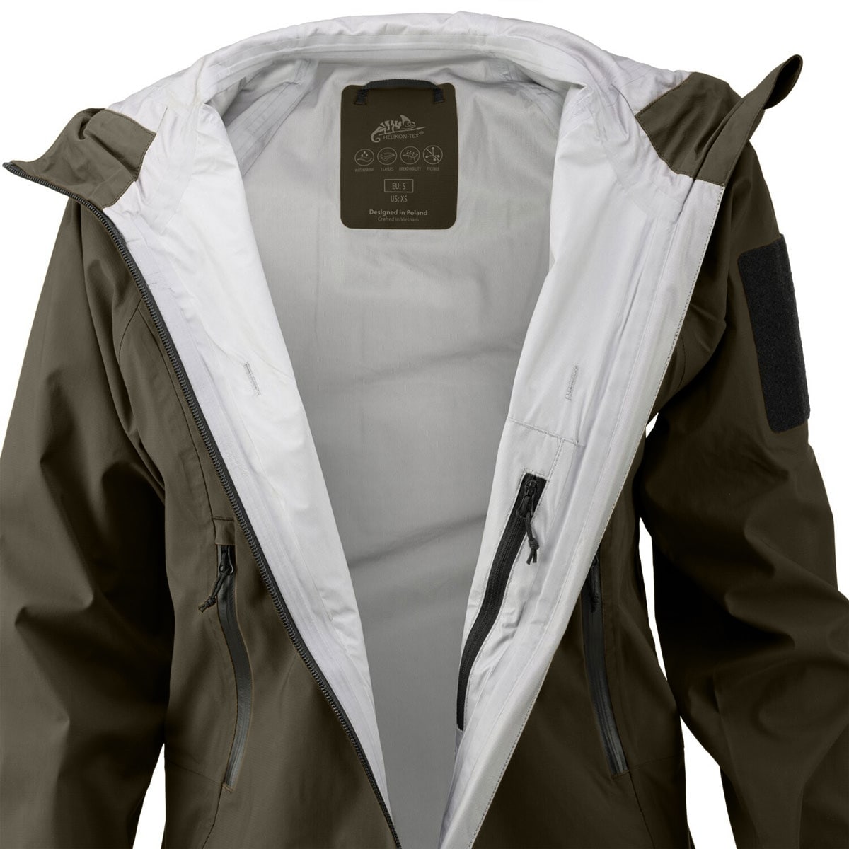 Veste Squall Hardshell Helikon - Taiga Green 