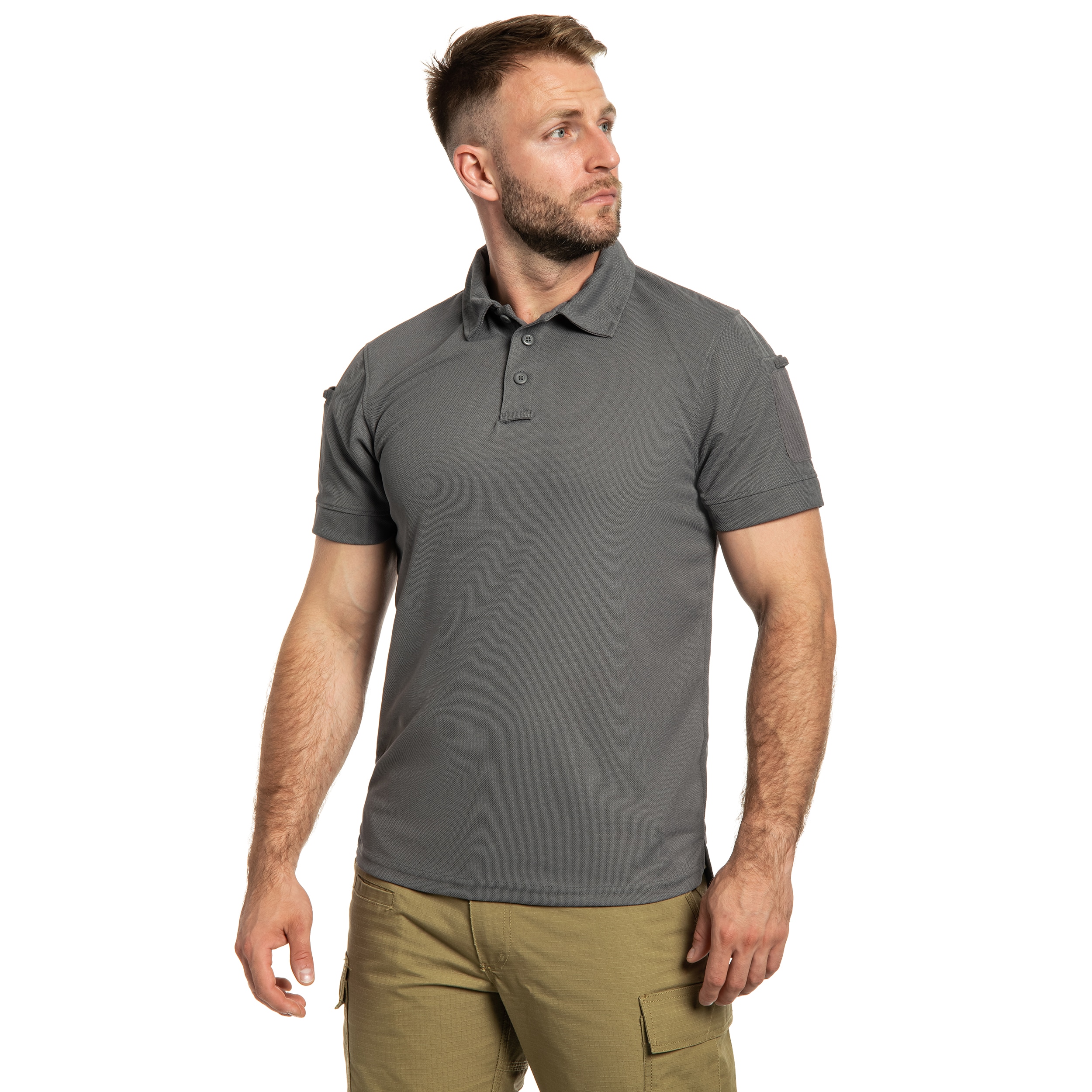 Polo Shirt Tactical Quickdry  Mil-Tec - Urban Grey