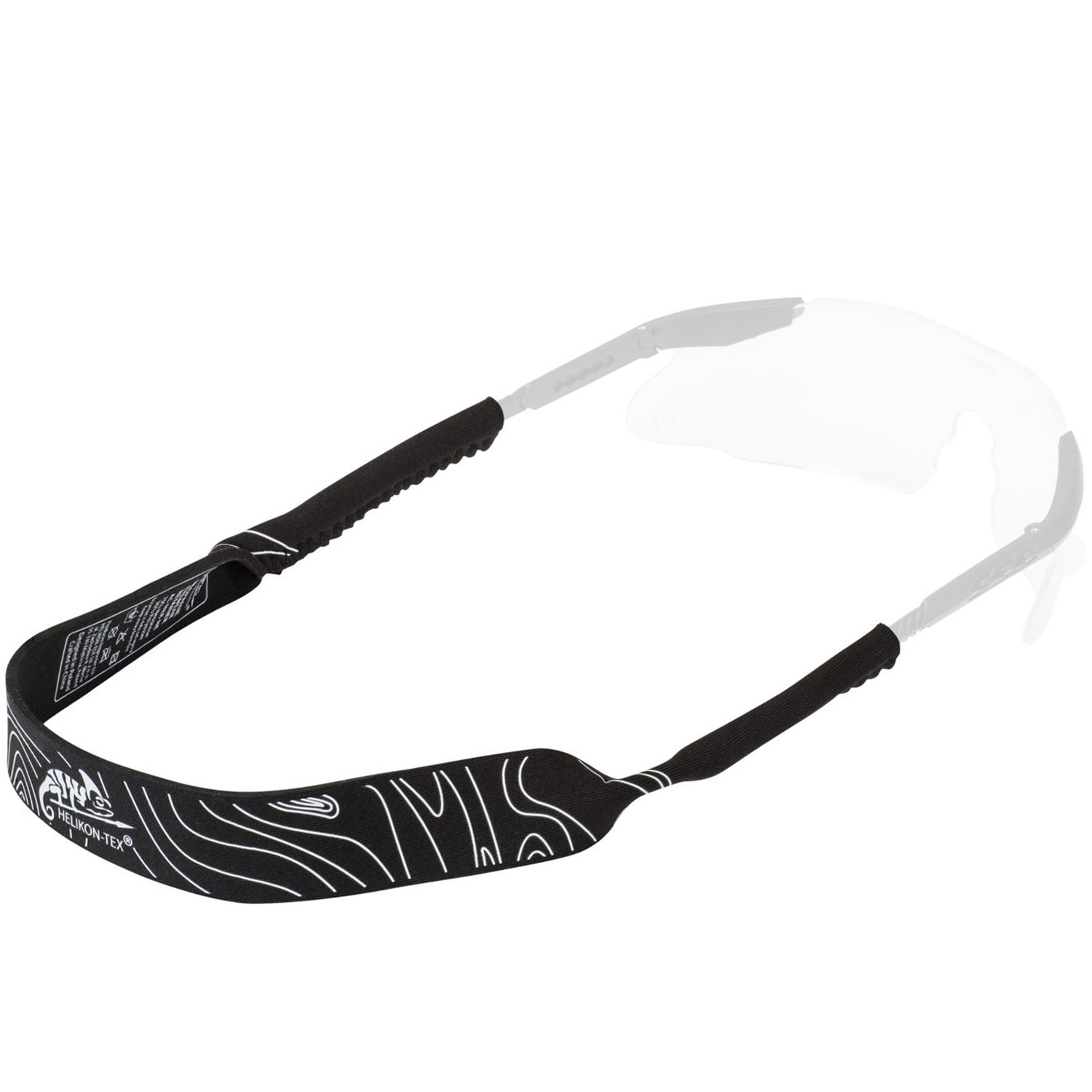 Sangle pour lunettes en néoprène Helikon - Black/White