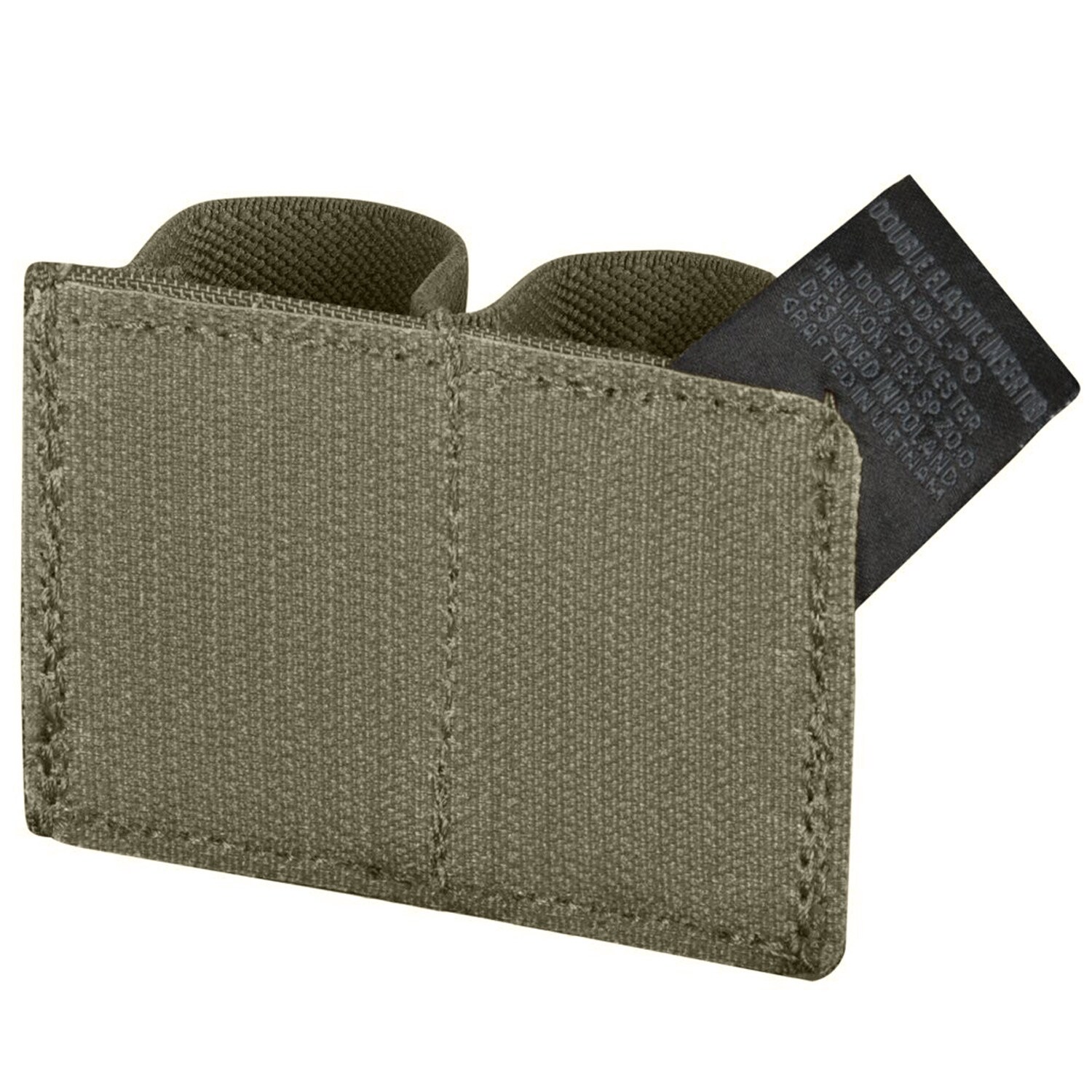 Double pochette pour petits chargeurs Double Elastic Insert Helikon - Olive Green