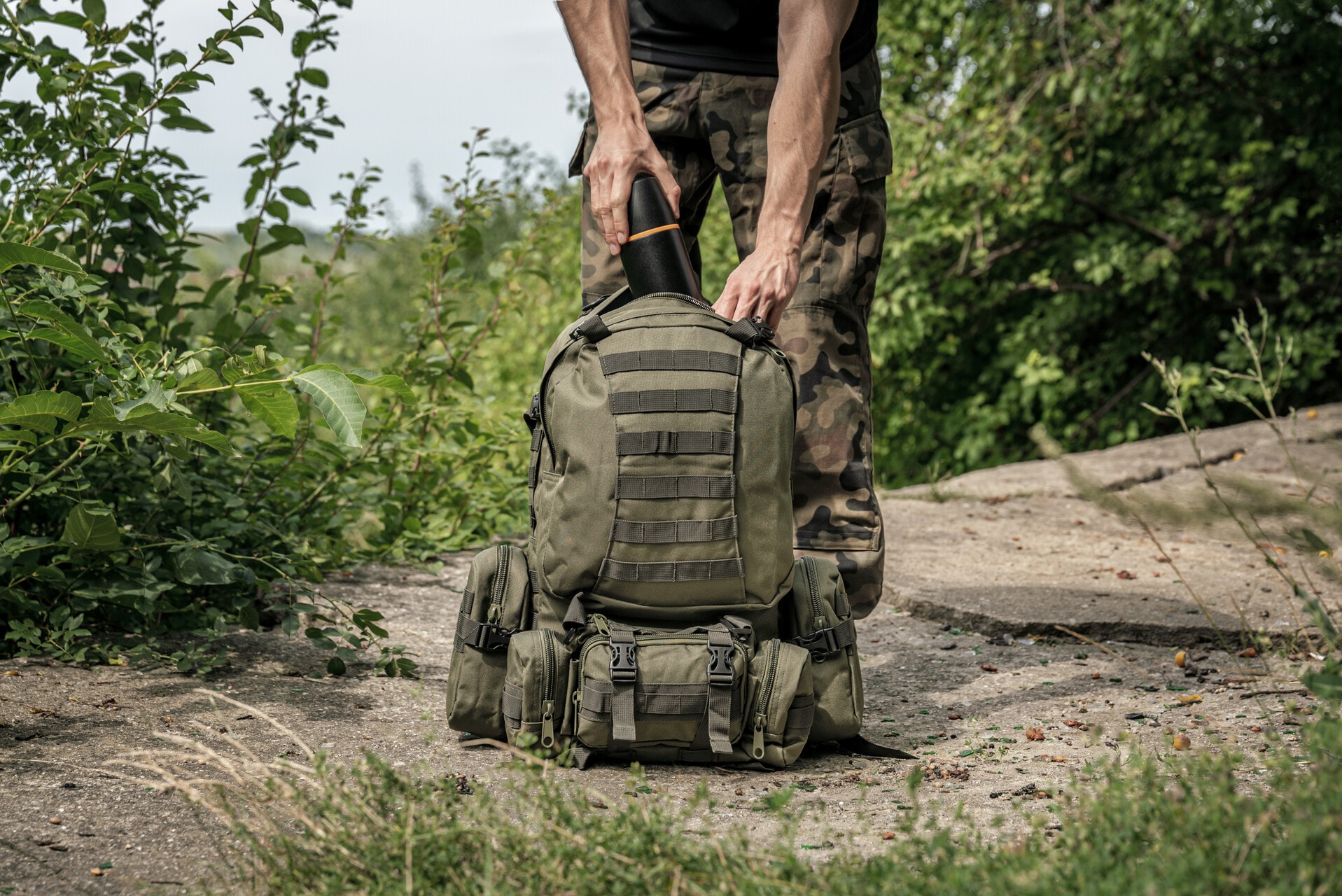 Sac à dos Defense Pack Assembly 36 L Mil-Tec - Olive