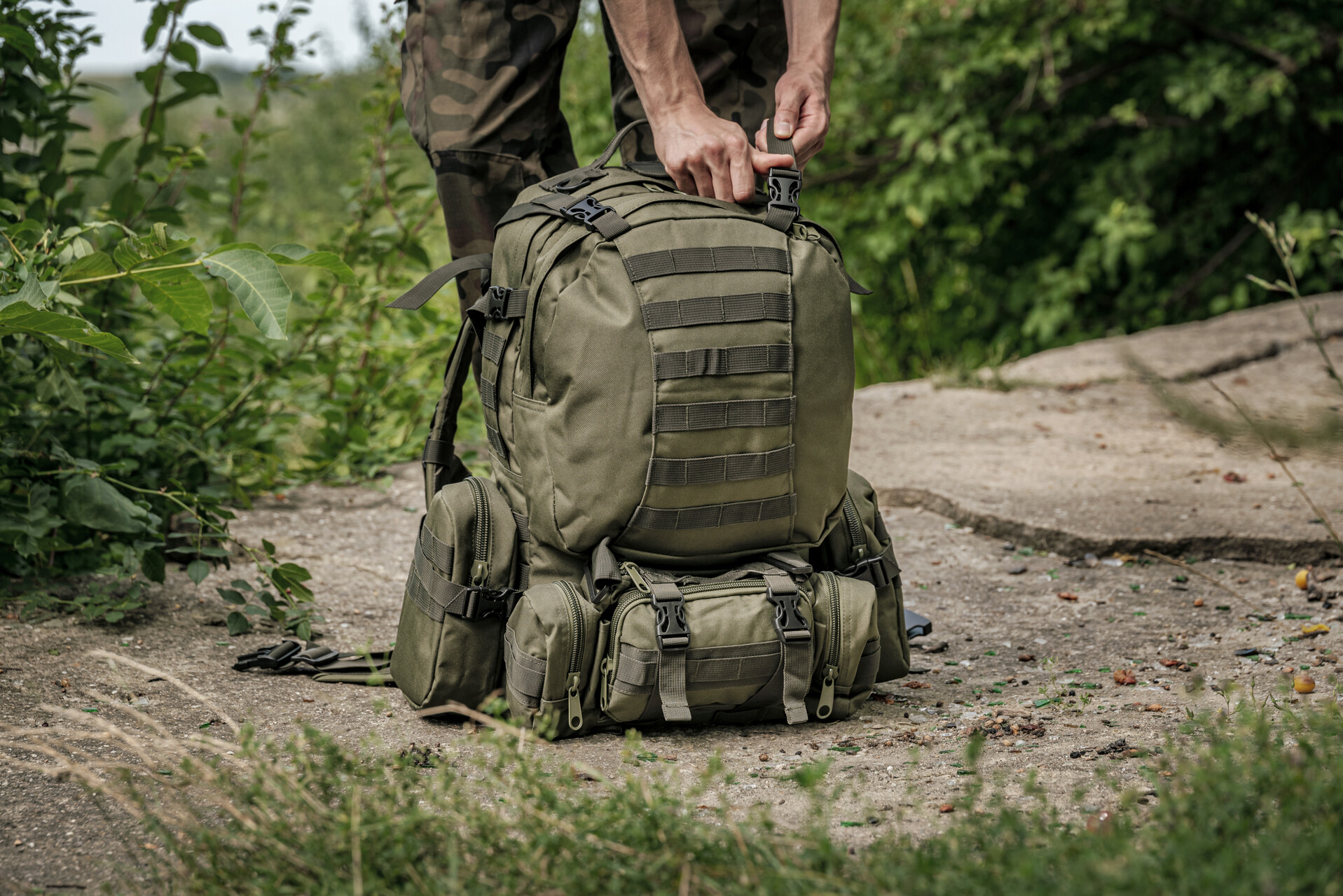 Sac à dos Defense Pack Assembly 36 L Mil-Tec - Olive
