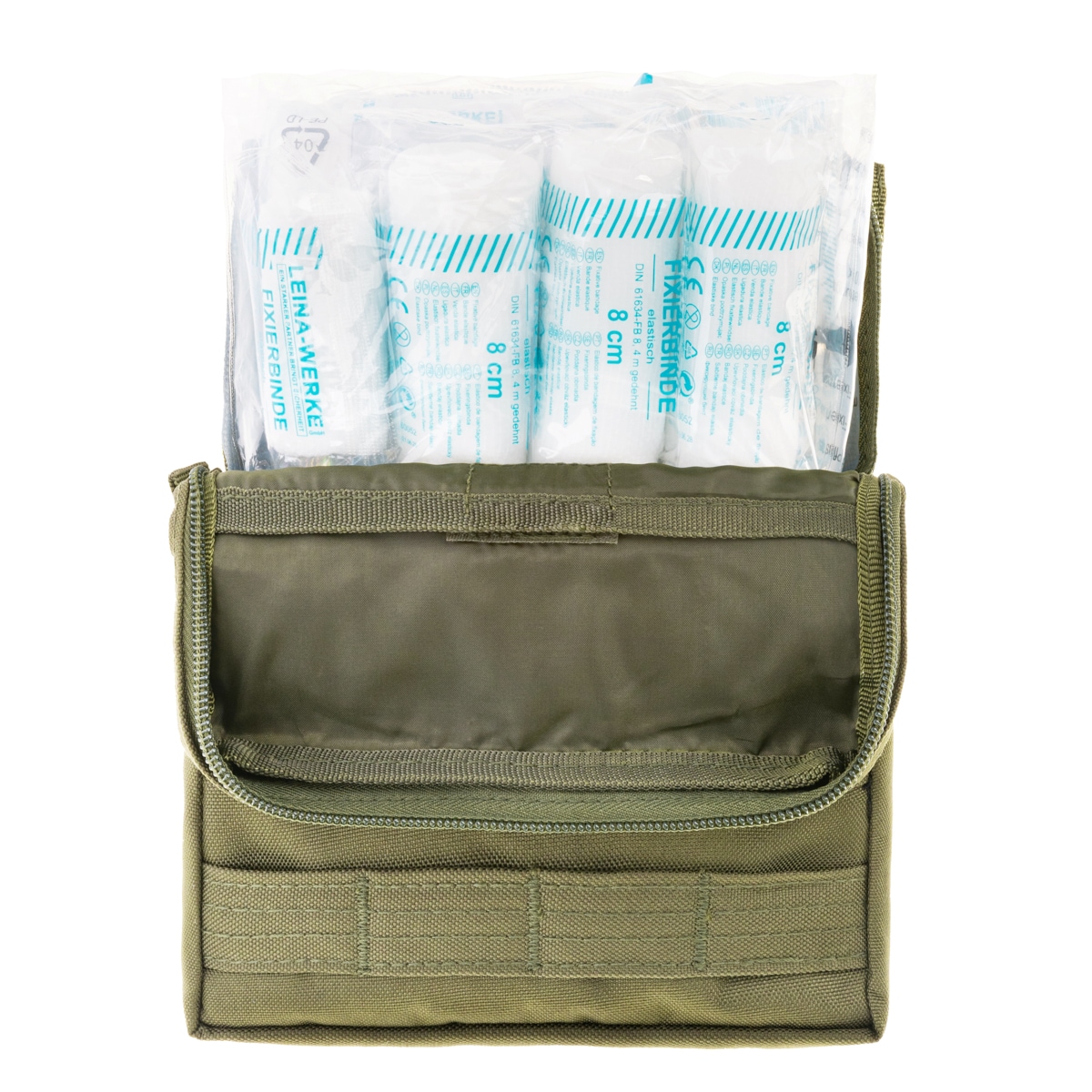 Trousse de premiers secours 43 éléments  First Aid Set Mil-Tec - Green OD