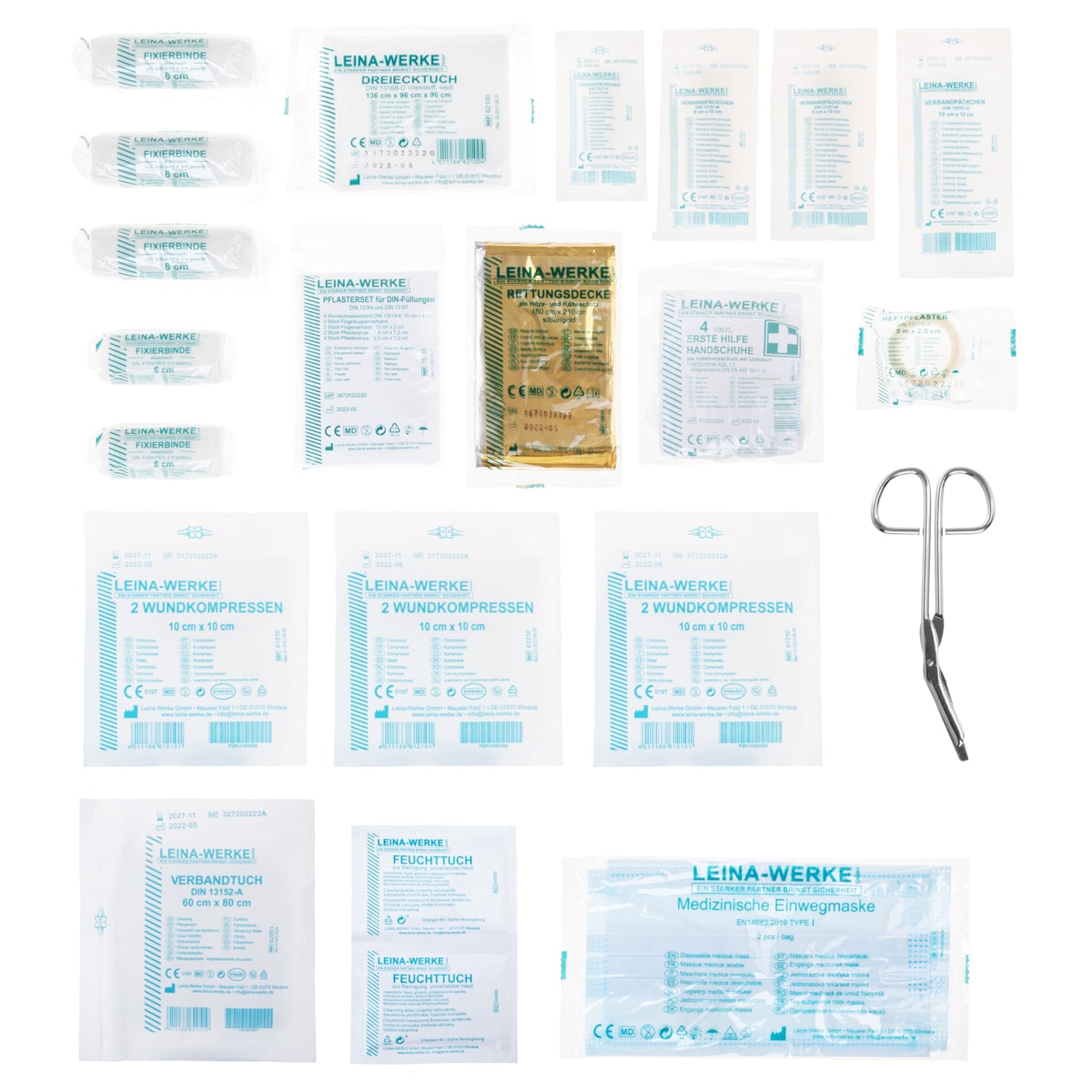 Trousse de premiers secours 43 éléments First Aid Set Mil-Tec - Black - 16025502