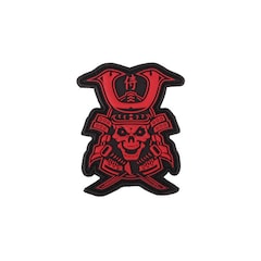 Patch 3D Samurai Skull 101 Inc. - Red