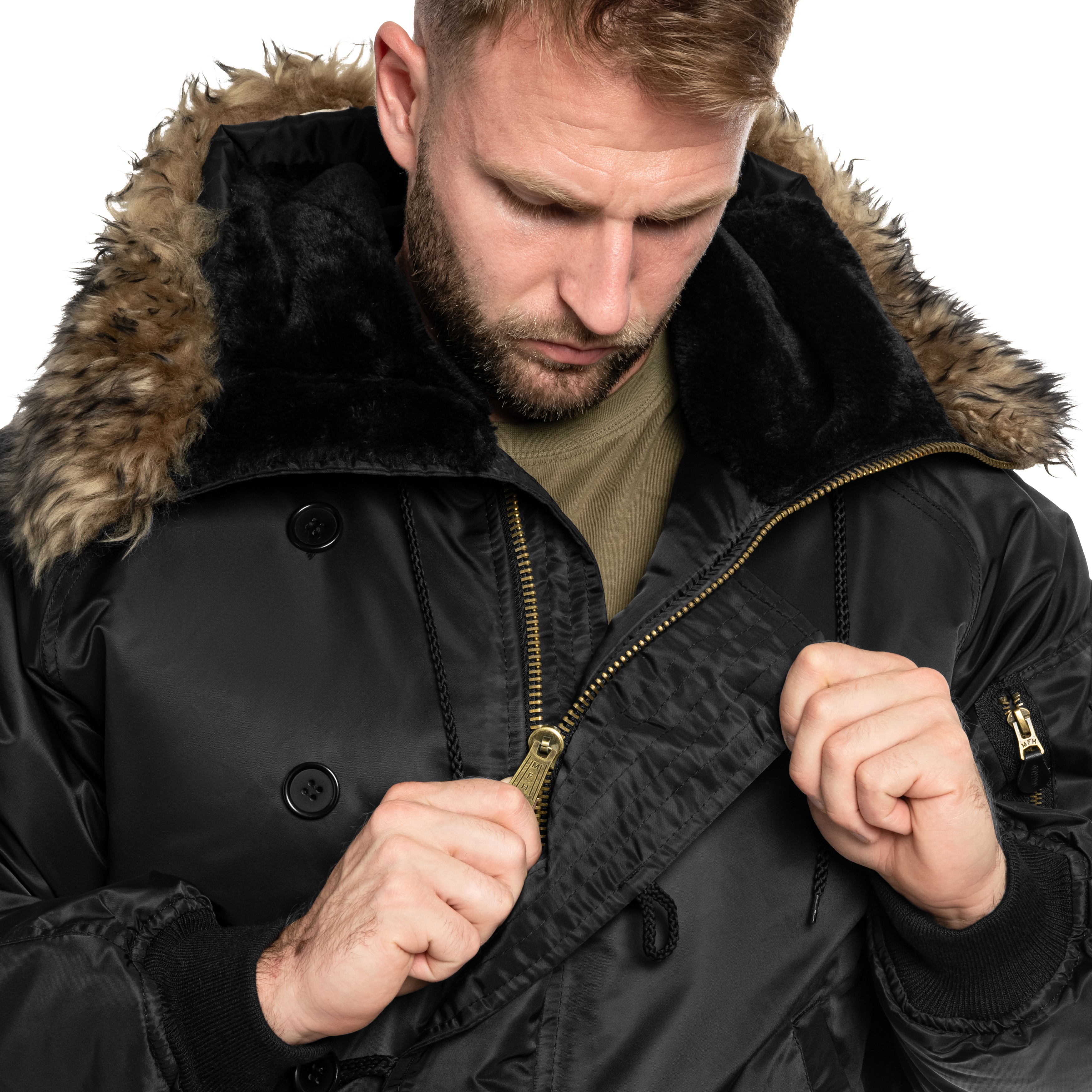 Veste US Polar Jacket N2B MFH - Black