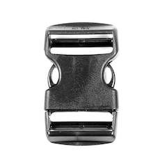 Boucle à ardillon 40 mm 5 pcs. - Black