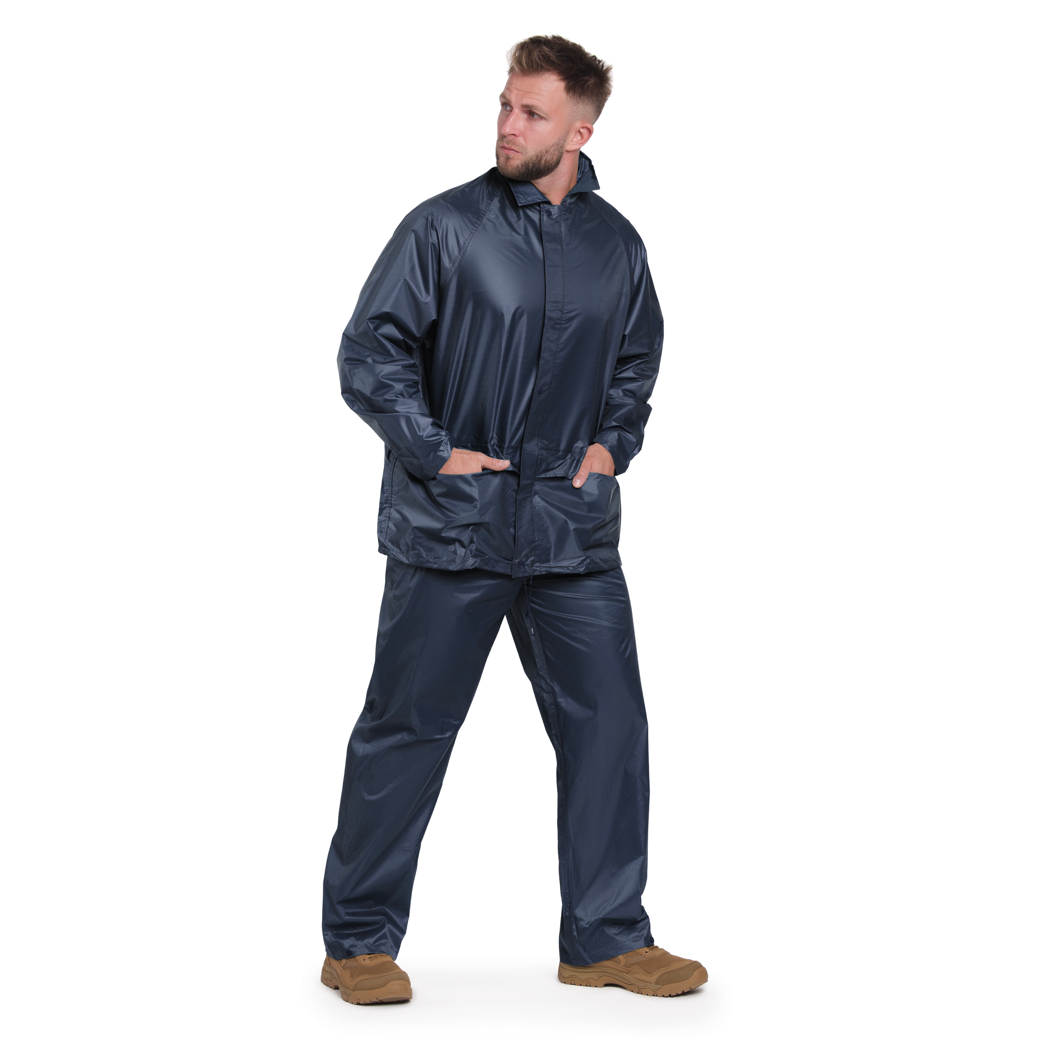 Ensemble de protection contre la pluie veste + pantalon Mil-Tec - Dark Blue 