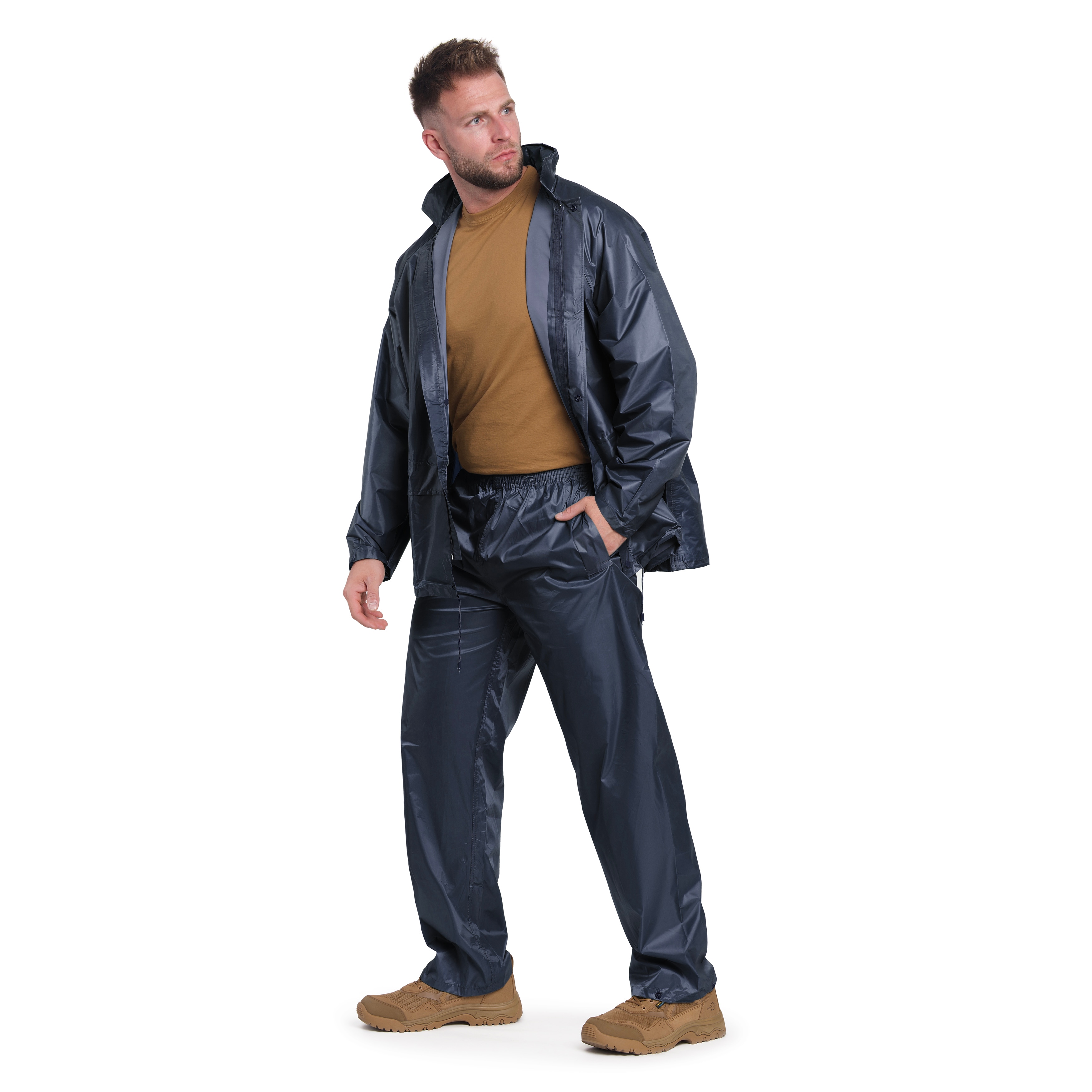 Ensemble de protection contre la pluie veste + pantalon Mil-Tec - Dark Blue 