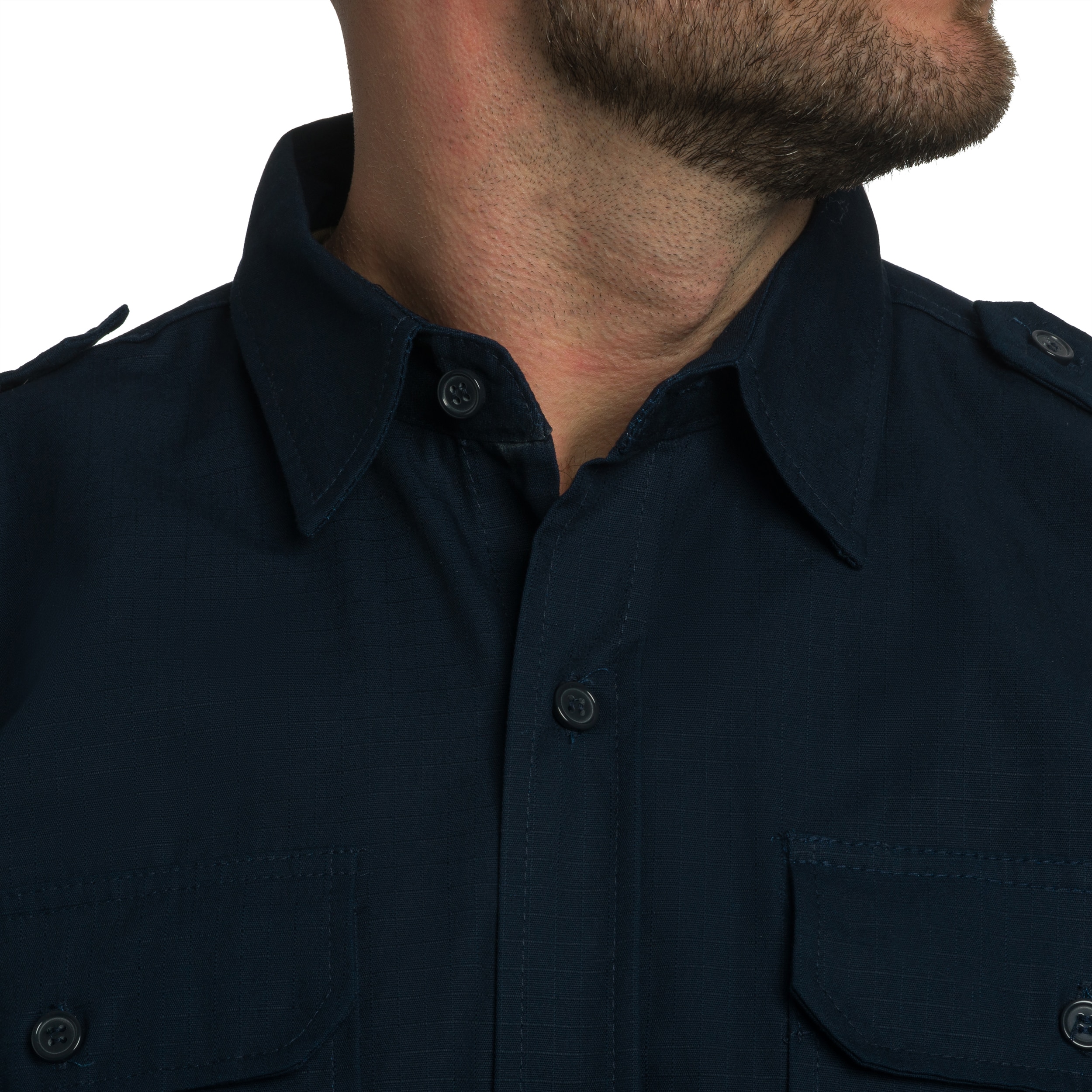 Chemise tactique Ripstop Long Sleeve Mil-Tec - Dark Blue